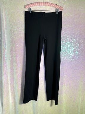 Betabrand Straight-Leg Classic Dress Pant Yoga Pants (Black) - Medium Petite